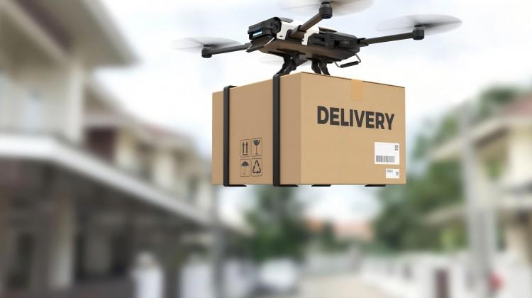 A drone-based delivery